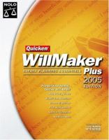Quicken Willmaker Plus 2007 Edition: Estate Planning Essentials (Book with CD-ROM) 141330527X Book Cover