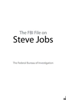 The FBI File on Steve Jobs 1632207036 Book Cover
