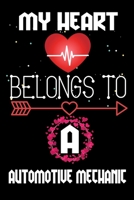 My Heart Belongs to a Automotive mechanic: Valentine's Day Love Gift for Automotive mechanic, Blank Lined, Diary, Notebook Gift for Automotive mechanic 1660391873 Book Cover