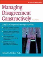 Managing Disagreement Constructively (Fifty-Minute) 0931961416 Book Cover