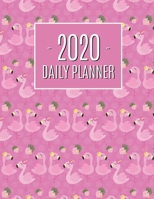 Pink Flamingo Planner 2020: Cute Jungle Bird 2020 Monthly Organizer Funny Safari Animal Planner to Schedule Daily Meetings and Appointments Pretty Nature Agenda Calendar with Monthly Spreads For Work, 1710157992 Book Cover