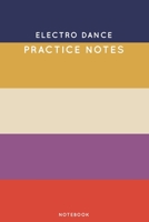 Electro dance Practice Notes: Cute Stripped Autumn Themed Dancing Notebook for Serious Dance Lovers - 6x9 100 Pages Journal 1705872840 Book Cover