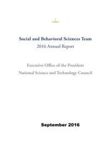 Social and Behavioral Sciences Team: 2016 Annual Report 153918904X Book Cover