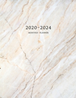 2020-2024 Monthly Planner: Large Five Year Planner with Marble Cover (Volume 1) 1691413860 Book Cover