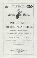 Buck Bros. 1890 Catalog 1879335077 Book Cover
