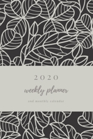 2020 Weekly Planner And Monthly Calendar: Elegant Floral Weekly & Monthly Calendar 2020 With Extra Space For Notes | Beige and Brown | 136 pages  6x9 1670836940 Book Cover