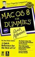 Mac OS 8 for Dummies Quick Reference 076450312X Book Cover
