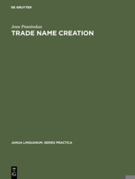 Trade Name Creation 3111000796 Book Cover