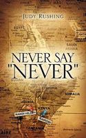 NEVER SAY "NEVER" 1615796207 Book Cover