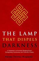 The Lamp That Dispels Darkness: A Commentary on Karmapa Rangjung Dorje's 'Distinguishing Consciousness and Primordial Wisdom' 0998750786 Book Cover