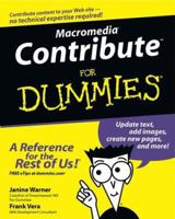Macromedia® Contribute<sup>TM</sup> For Dummies® (For Dummies) 0764537512 Book Cover