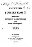 Wspomnienia Z Przeszlosci, Obrazki Poswiecone Mlodemu Wiekowi 1141840219 Book Cover