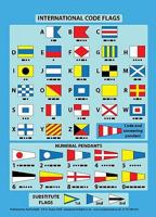 International Code Flags: Encapsulated Card with Meanings on Reverse (Cockpit Cards) 1906594031 Book Cover