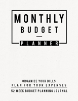Monthly Budget Planner: Finance Monthly & Weekly Budget Planner Undated Workbook Expense Tracker Bill Organizer Journal Notebook 1710617292 Book Cover