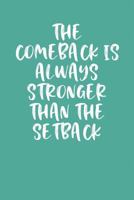 THE COMEBACK IS ALWAYS STRONGER THAN THE SETBACK: Keto Diet Planner 1799268926 Book Cover