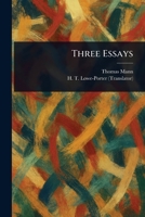 Three Essays 1025249496 Book Cover