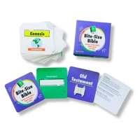 Bite-Size Bible: Books of the Bible Flash Cards for Kids 0764244701 Book Cover