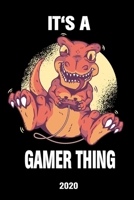 Schedule Planner 2020: Schedule Book 2020 with Dinosaur Gamer Cover | Weekly Planner 2020 | 6" x 9" | Flexible Cover | Do to list | Goal list | Notes ... School | Giftidea for Birthday or Christmas 171322268X Book Cover