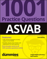 ASVAB: 1001 Practice Questions For Dummies (+ Online Practice) (For Dummies 1394174241 Book Cover
