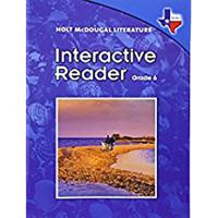 Holt McDougal Literature: Interactive Reader Grade 6 0547271395 Book Cover