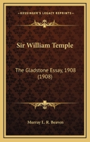 Sir William Temple 0548606528 Book Cover