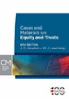 Cases & Materials on Equity & Trusts - 8th Edition 0409327867 Book Cover