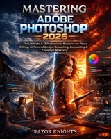 Mastering Adobe Photoshop 2026: The Ultimate A-Z Professional Blueprint for Photo Editing, AI-Powered Design, Retouching, Compositing & Creative Mastery 267931932X Book Cover