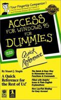Access for Windows 95 for Dummies Quick Reference 1568849826 Book Cover