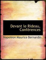 Devant le Rideau, Conférences 1116367742 Book Cover