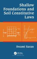 Shallow Foundations and Soil Constitutive Laws 0367781611 Book Cover