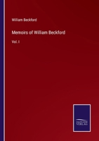 Memoirs of William Beckford: Vol. I 3375125488 Book Cover