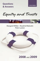 Equity and Trusts 2008-2009: Questions & Answers 0199237255 Book Cover