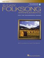 15 Easy Folksong Arrangements - High Voice: High Voice Introduction by Joan Frey Boytim 0634077279 Book Cover