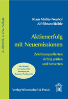 Aktienerfolg Mit Neuemissionen: Zeichnungsofferten Richtig Prufen Und Bewerten 3896732412 Book Cover