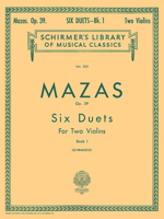 SIX DUETS OP39 BOOK1 2 VIOLINS 1458424251 Book Cover