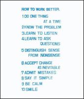 Peter Fischli David Weiss: How to Work Better 3791355023 Book Cover