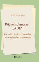 Rückenschmerzen „ADE" (German Edition) 374970631X Book Cover