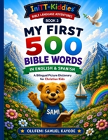 My First 500 Bible Words in English & Spanish: A Bilingual Picture Dictionary for Christian Kids (Bible Language Adventures) B0HFYHZNY6 Book Cover