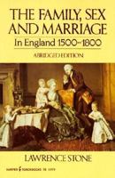 Family, Sex and Marriage in England, 1500-1800 0140137211 Book Cover