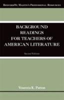 Background Readings for Teachers of American Literature 0312445180 Book Cover