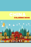 China coloring book: Cinese coloring books for all gender a collection of china cultur symbols B087SHC1HK Book Cover