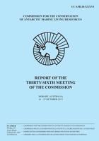 Report of the Thirty-Sixth Meeting of the Commission : Hobart, Australia, 16 to 27 October 2017 1986046214 Book Cover
