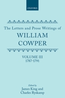 The Letters and Prose Writings: III: Letters 1787-1791 0198126085 Book Cover