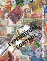 expenditure control: Daily Income & Expenses rekord , expenditure control notebook, Daily expenses record, Build up your saving goal. A simple household budget spreadsheet 1657616401 Book Cover
