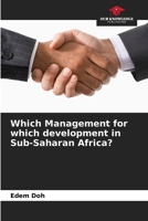 Which Management for which development in Sub-Saharan Africa? 6205843374 Book Cover