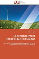 Le Da(c)Veloppement A(c)Conomique Et Ricardo 384178030X Book Cover