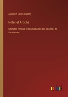 Notes et Articles: Comptes rendus hebdomadaires des séances de l'Académie 3385012228 Book Cover