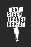 eat sleep Hockey repeat: Travel Themed Notebook Gift for Hockey Lovers 1652706429 Book Cover