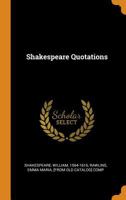Shakespeare Quotations 1017495963 Book Cover