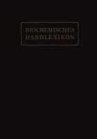 Biochemisches Handlexikon: V. Band 364251300X Book Cover